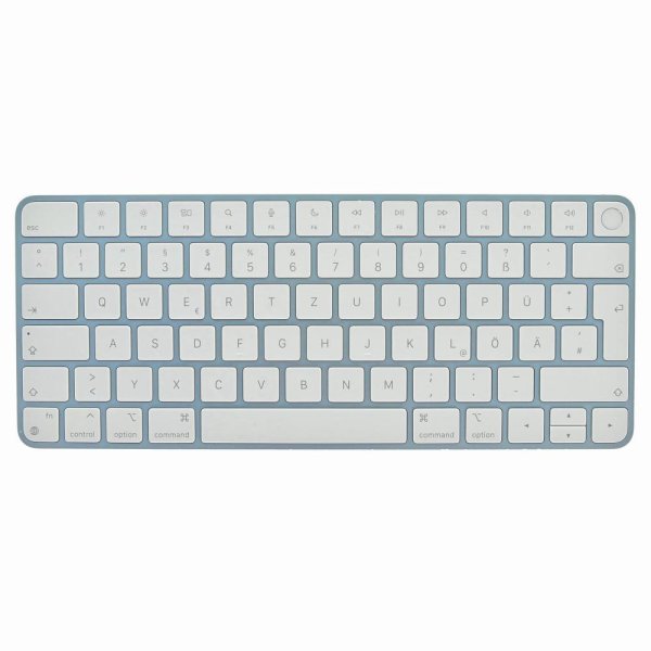 Apple Magic Keyboard mit Touch ID für Mac mit Apple Chip, Deutsch, Blau