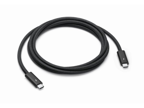 Apple Thunderbolt 4 Pro Kabel, 1,8m, Schwarz