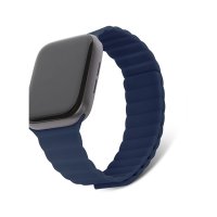 Decoded magnetisches Silikon Armband Blau