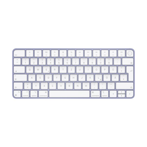 Apple Magic Keyboard mit Touch ID für Mac mit Apple Chip, Deutsch, Violett (Bulk)