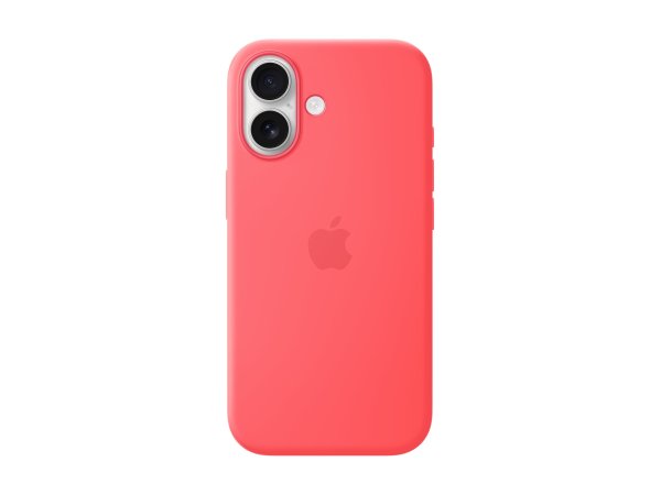 Apple iPhone 17 Silikon Case mit MagSafe, Guavepink