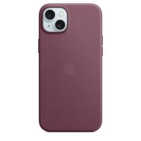 Apple iPhone 15 Plus Feingewebe Case mit MagSafe Mulberry