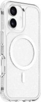 LAUT Aero Sparkle Case für iPhone 17 Crystal Silver