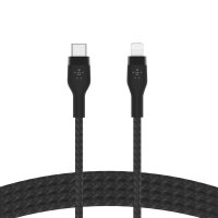 Belkin USB-C auf Lightning Kabel geflochten Schwarz