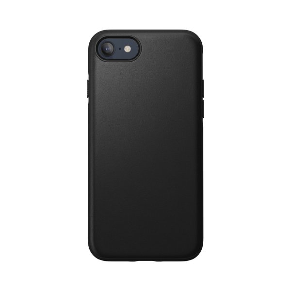 Nomad Modern Leder Case für iPhone SE3/SE2/8/7, Schwarz