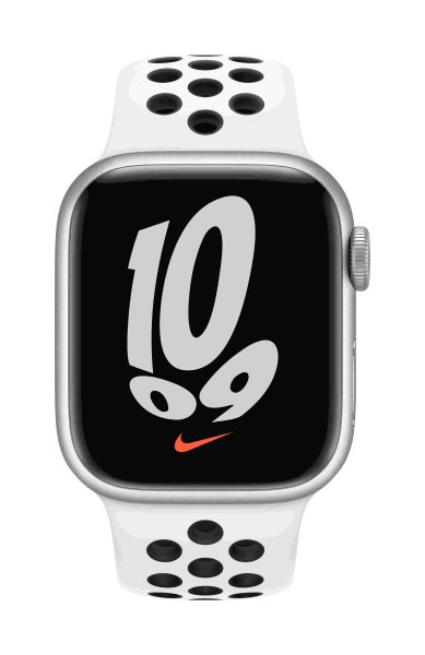 Apple Nike Sportarmband für Apple Watch 41mm, Summit White/Schwarz