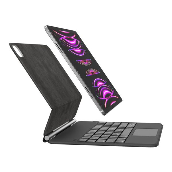 Belkin Pro Tastatur Case mit Trackpad und magnetischem Ständer für Apple Pad Pro 13“ (M4), Bluetooth