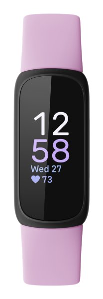 Google Fitbit Inspire 3, Fitness Tracker, Schwarz, Fliedertraum, Fitness Tracker