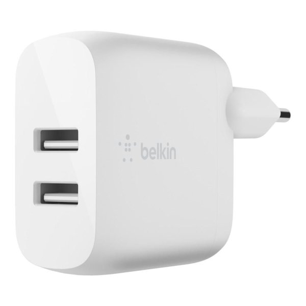 BOOST↑CHARGE™ 24W Dual Ladegerät, 2x USB-A, weiß