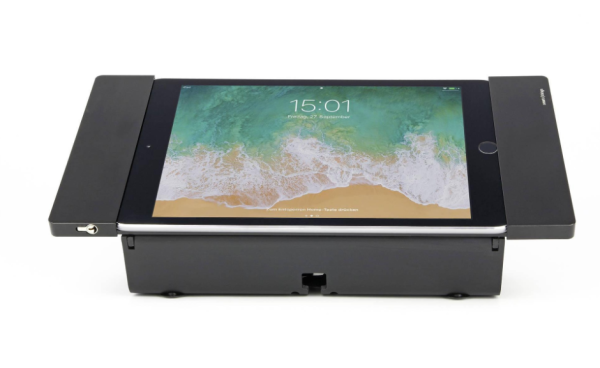 smart things sWedge sDock Fix Wand/Tischkonsole für sDock Fix Wandhalterungen, Schwarz