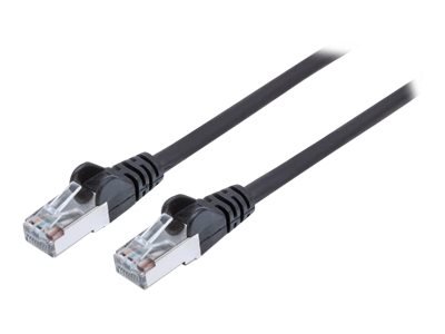 Intellinet Network Patch Cable, Cat7 Cable/Cat6A Plugs, 2m, Black, Copper, S/FTP, LSOH / LSZH, PVC, 
