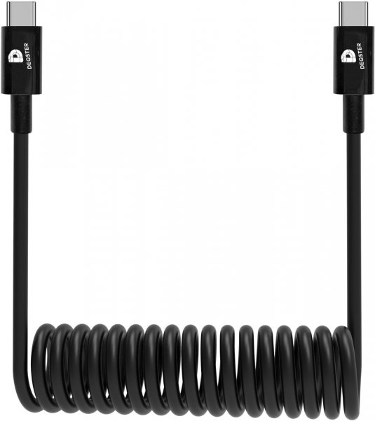 DEQSTER Spiral Ladekabel USB-C auf USB-C