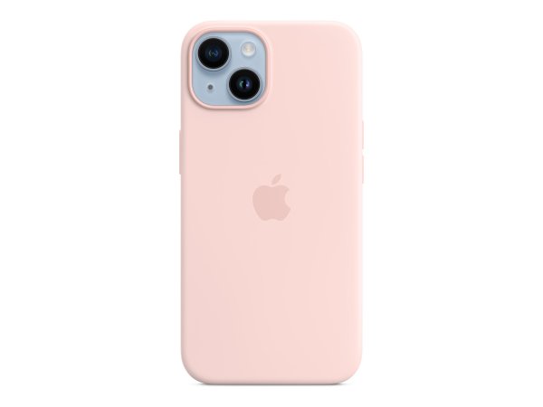 Apple iPhone 14 Silikon Case mit MagSafe, Kalkrosa