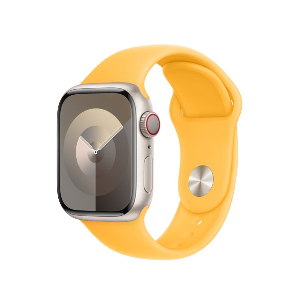 Apple Sportarmband für Apple Watch 41 mm, Warmgelb, S/M (130-180 mm Umfang)