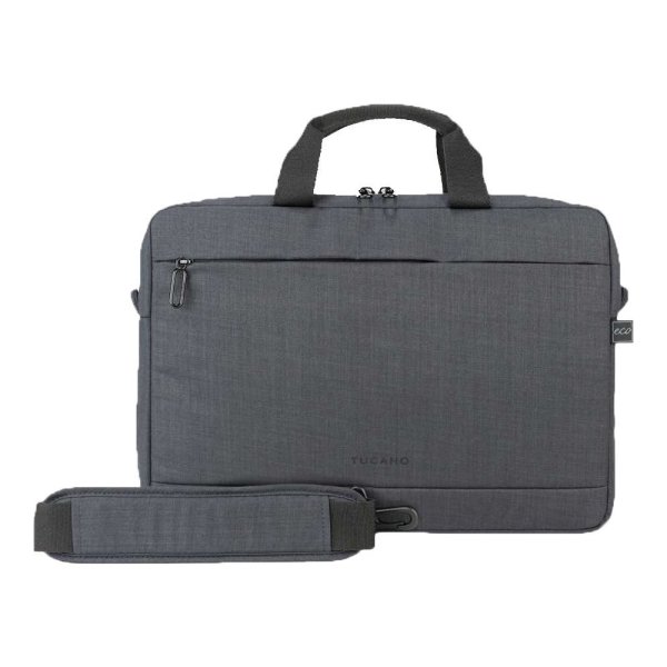 Tucano STOP, Notebooktasche für Apple MacBook Air 13“/MacBook Pro 13“/MacBook Pro 14“, Schwarz
