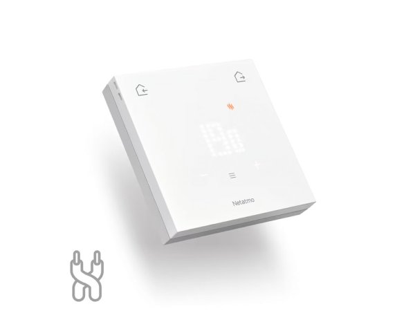 Netatmo kabelgebundenes Thermostat, Weiß