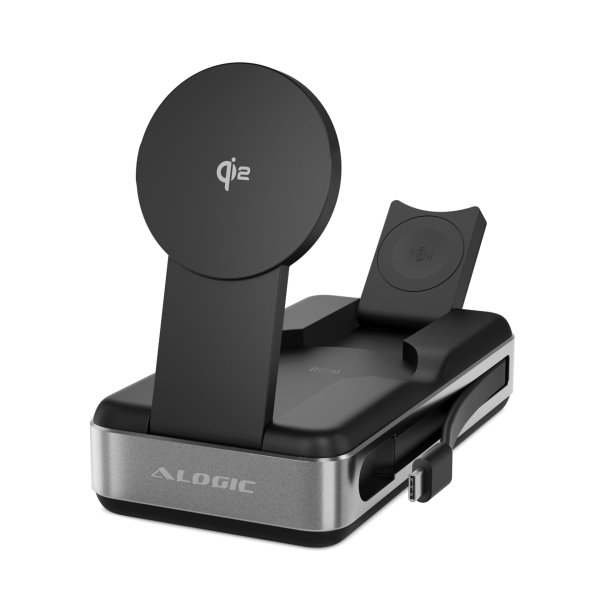 Alogic Roam - Drahtloser Ladeständer / Powerbank - 6-in-1 - 21000 mAh - 100 Watt - 5 A - PD (24 pin 