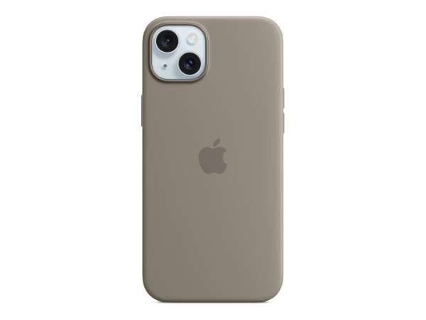 Apple iPhone 15 Plus Silikon Case mit MagSafe, Tonbraun
