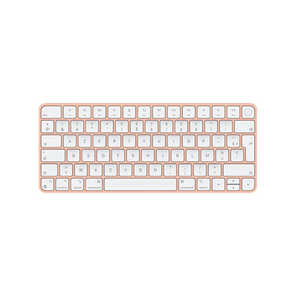 Apple Magic Keyboard mit Touch ID für Mac mit Apple Chip, Deutsch, Orange (Bulk)
