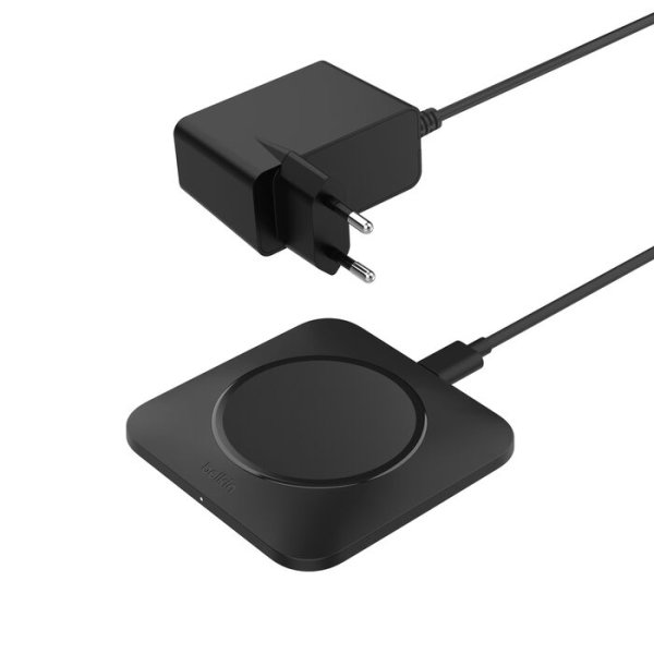Belkin Wireless Ladepad, 15W, inkl. Ladekabel + Netzteil, Schwarz
