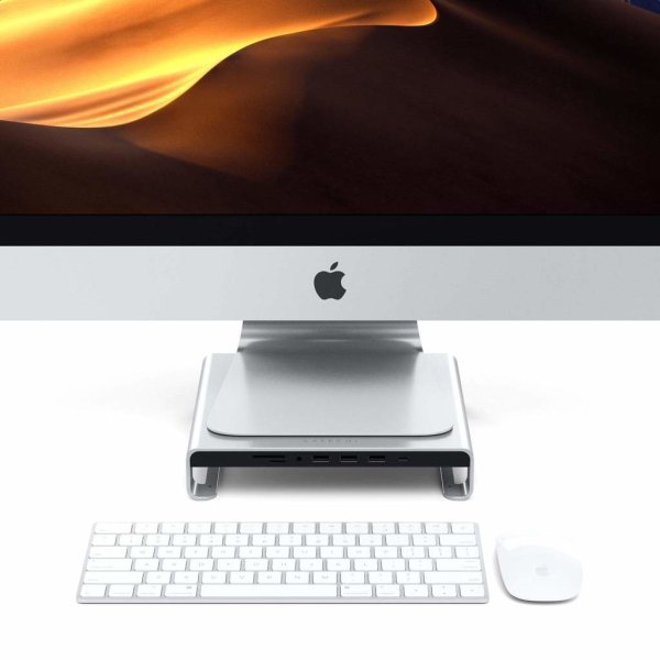 Satechi Aluminum Monitor Stand Hub 
