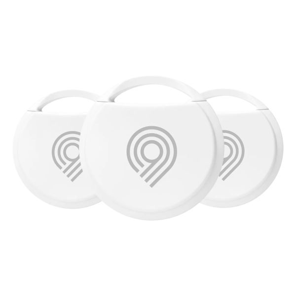 99VOLTS SmartTag, Bluetooh Tracker, Schlüsselfinder, 3er-Pack, Schwarz