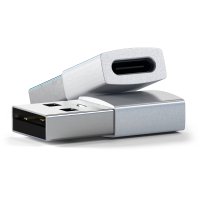 Satechi USB-A auf USB-C Adapter Silber