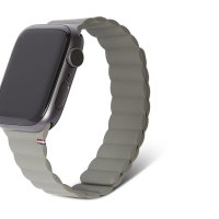 Decoded magnetisches Silikon Armband Olive