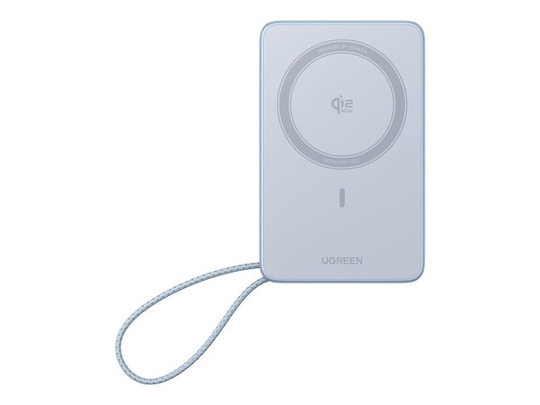 Ugreen MagFlow - Induktive Power Bank - magnetisch - 10000 mAh - 30 Watt - PD - 2 Ausgabeanschlussst