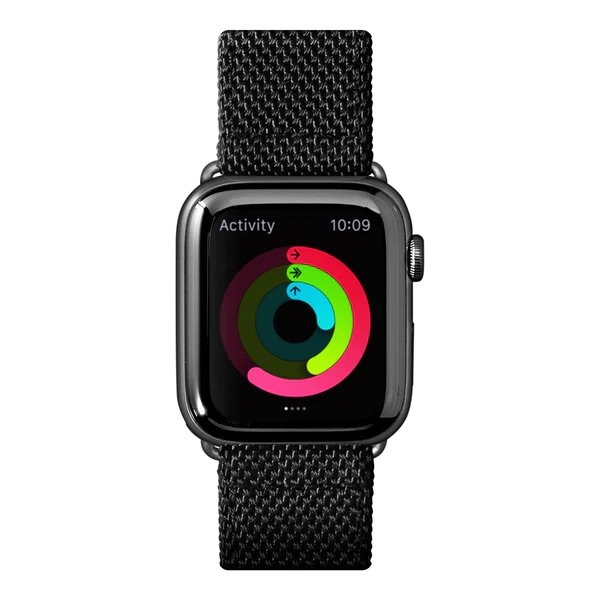 LAUT Technical 2.0 Armband aus Nylon für Apple Watch 42/44/45/49mm, Schwarz