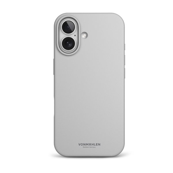 Vonmählen Soft Silikon Case für Apple iPhone 17, Light Grey