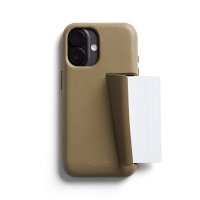 Bellroy Leder Card Case für iPhone 17 Khaki