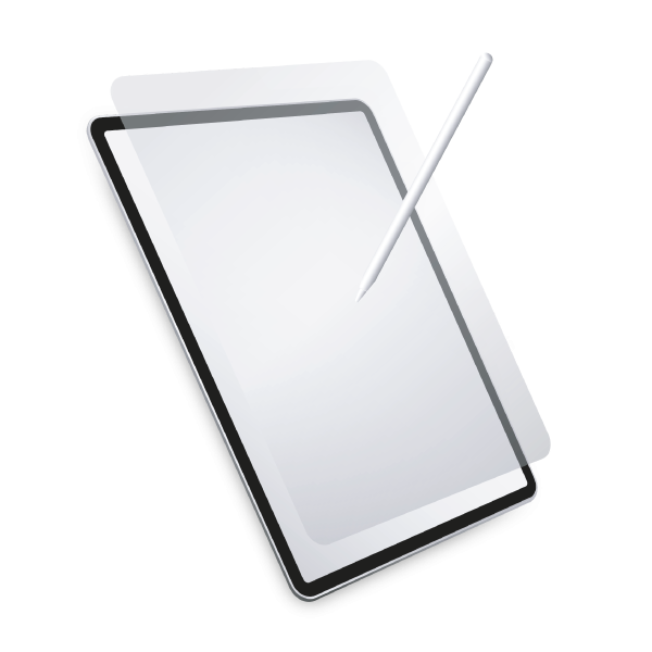 Shockguard Paperfeel Displayschutzglas für Apple iPad 11" (A16) / iPad 10,9" (10. Gen), Clear