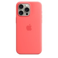Apple iPhone 15 Pro Max Silikon Case mit MagSafe Guave