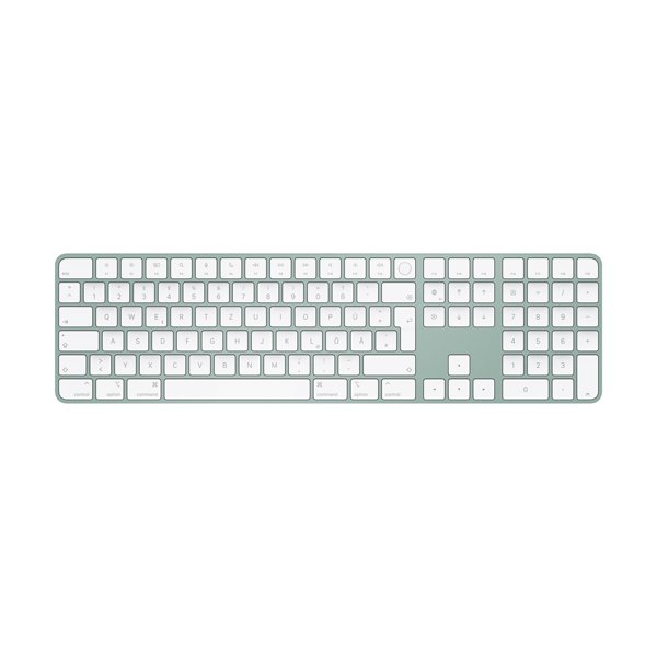 Apple Magic Keyboard mit Touch ID und Ziffernblock für Mac mit Apple Chip, Deutsch, Grün