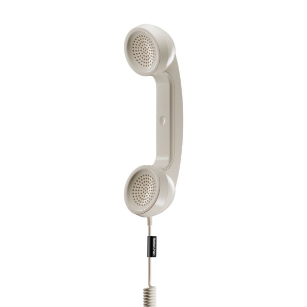 Native Union Pop Phone mit USB-C Spiralkabel, Sandstone