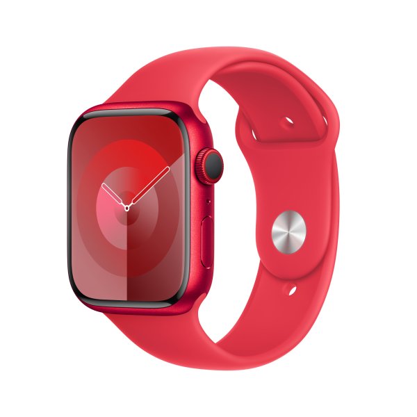 Apple Sportarmband für Apple Watch 45 mm, (PRODUCT)RED, M/L (150-200 mm Umfang)