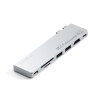 Satechi USB-C Pro Hub Slim Adapter Silber