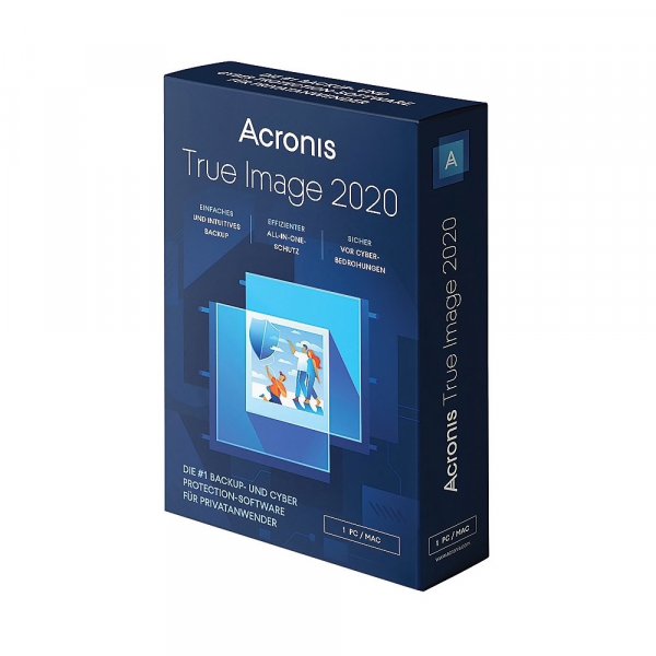 Acronis True Image Premium, Box-Pack (1 Jahr), 1 Computer, 1 TB Speicherplatz in der Cloud, Win, Mac