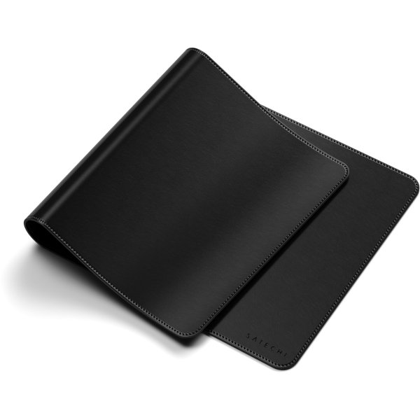 Satechi Vegan Leder Premium Desk Mat, Schwarz