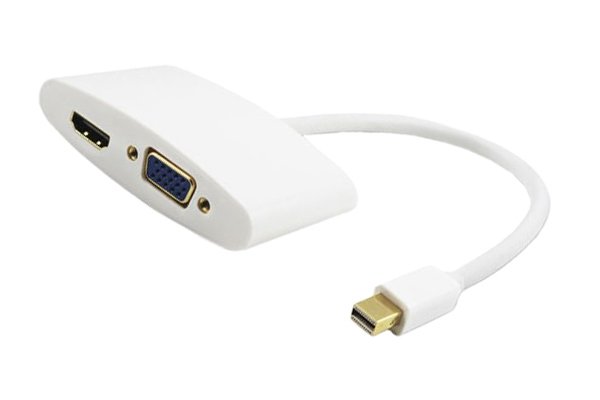 Dinic Adapter mini DisplayPort auf HDMI und VGA