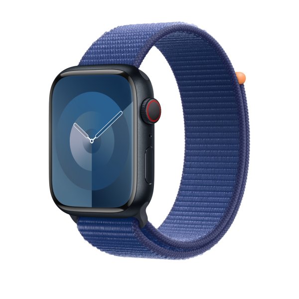 Apple Sport Loop Armband für Apple Watch 45 mm, Ozeanblau