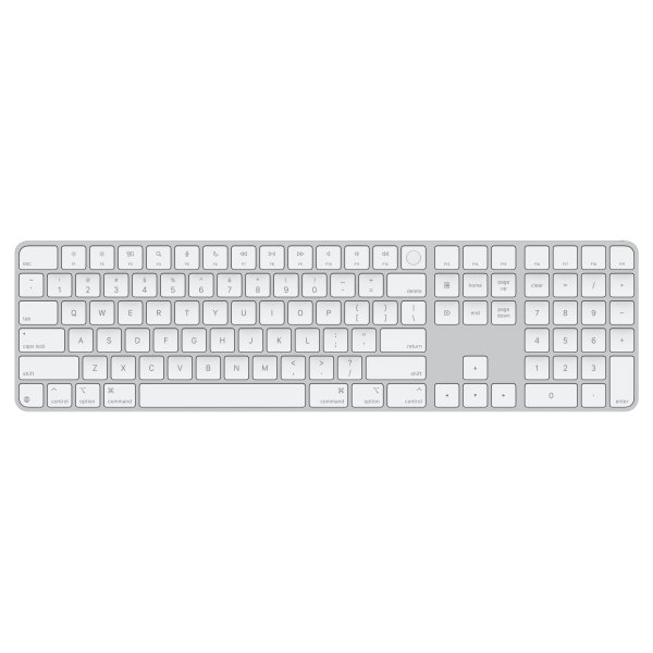 Apple Magic Keyboard mit Touch ID und Ziffernblock für Mac mit Apple Chip, US Englisch, Silber