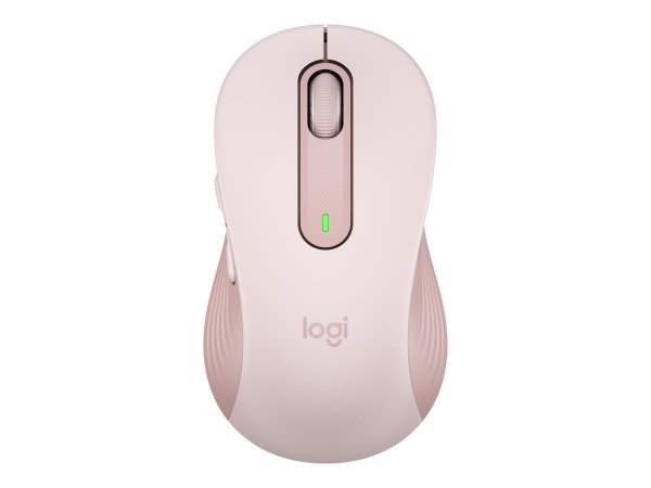 Logitech Signature M650 L, Wireless Maus, Bluetooth, 5 Tasten, Rosa