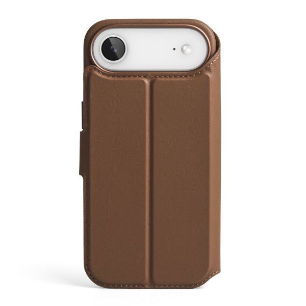 Vonmählen Vegan Leder Folio für Apple iPhone Air, Braun