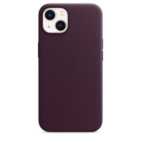Apple Leder Case für iPhone 13 Dunkelkirsch