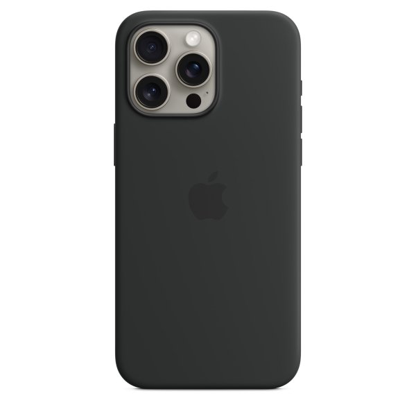 Apple iPhone 15 Pro Max Silikon Case mit MagSafe