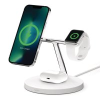 Belkin Wireless QI Charger mit MagSafe (3-in-1) Weiß