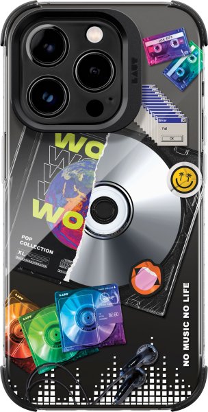 LAUT Pop Retro Music Case für iPhone 15 Pro