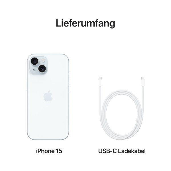 Apple iPhone 15, 512GB, Blau